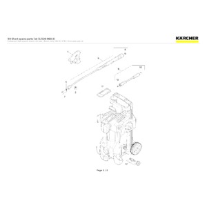 Shortlist of spare parts