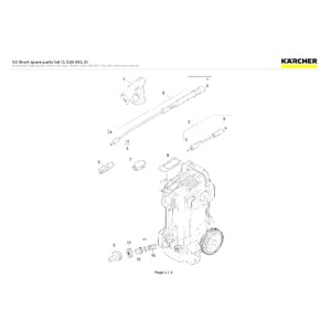 Shortlist of spare parts