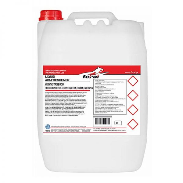 Auto - Moto Care Products - Αποσμητικό Υγρό Feral Με Άρωμα Σανδαλόξυλο Fruity Collection Επαγγελματική Συσκεασία 20LT