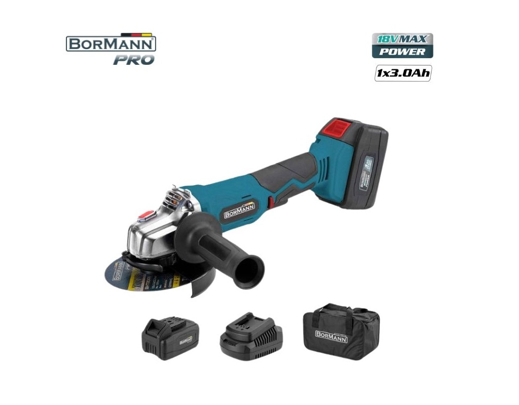 Εργαλεία μπαταρίας - Bormann - Γωνιακός Τροχός Μπαταρίας 115mm BCD2630