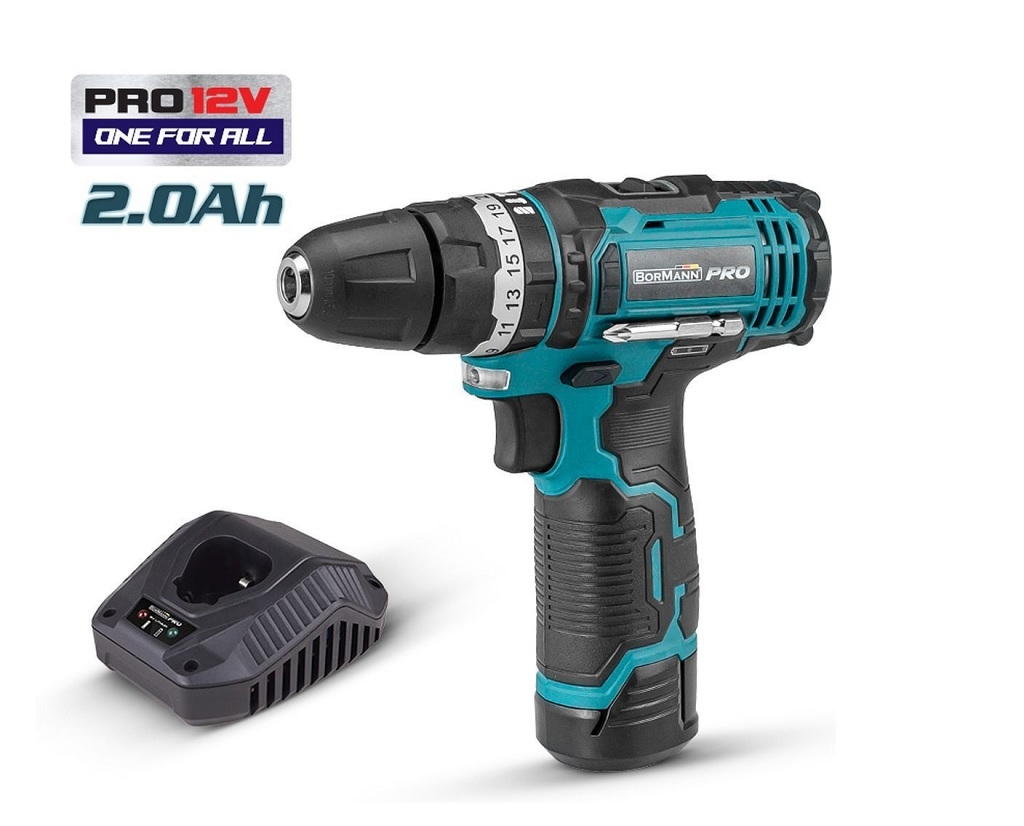 Εργαλεία μπαταρίας - Bormann Pro BBP9060 Κρουστικό Δραπανοκατσάβιδο Μπαταρίας 12V 1x2Ah