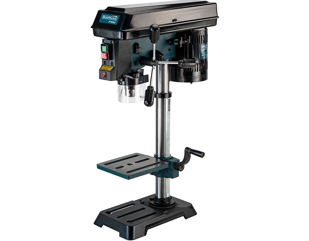 Electrical Power Tools - BORMANN - Pro BKD1655 Pillar Drill With Laser, 16mm, 550W, H:730mm