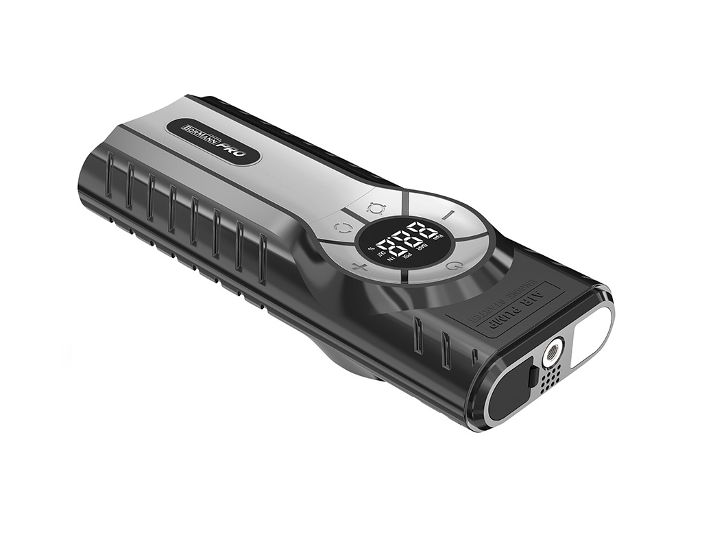 Ηλεκτροσυγ/σεις-Φορτιστές - BORMANN Pro ΒΒC1500 Εκκινητής Μπαταρίας Αυτοκινήτου 1200Α, Power Bank 12000mAh,Τρόμπα,LED Φως