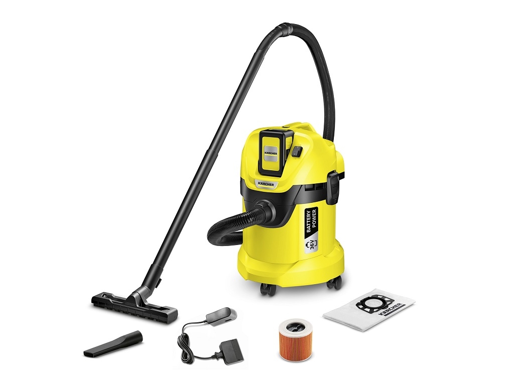 Home - Countryside - Karcher Σκούπα υγρής και ξηρής αναρρόφησης μπαταρίας WD 3 Battery Σετ