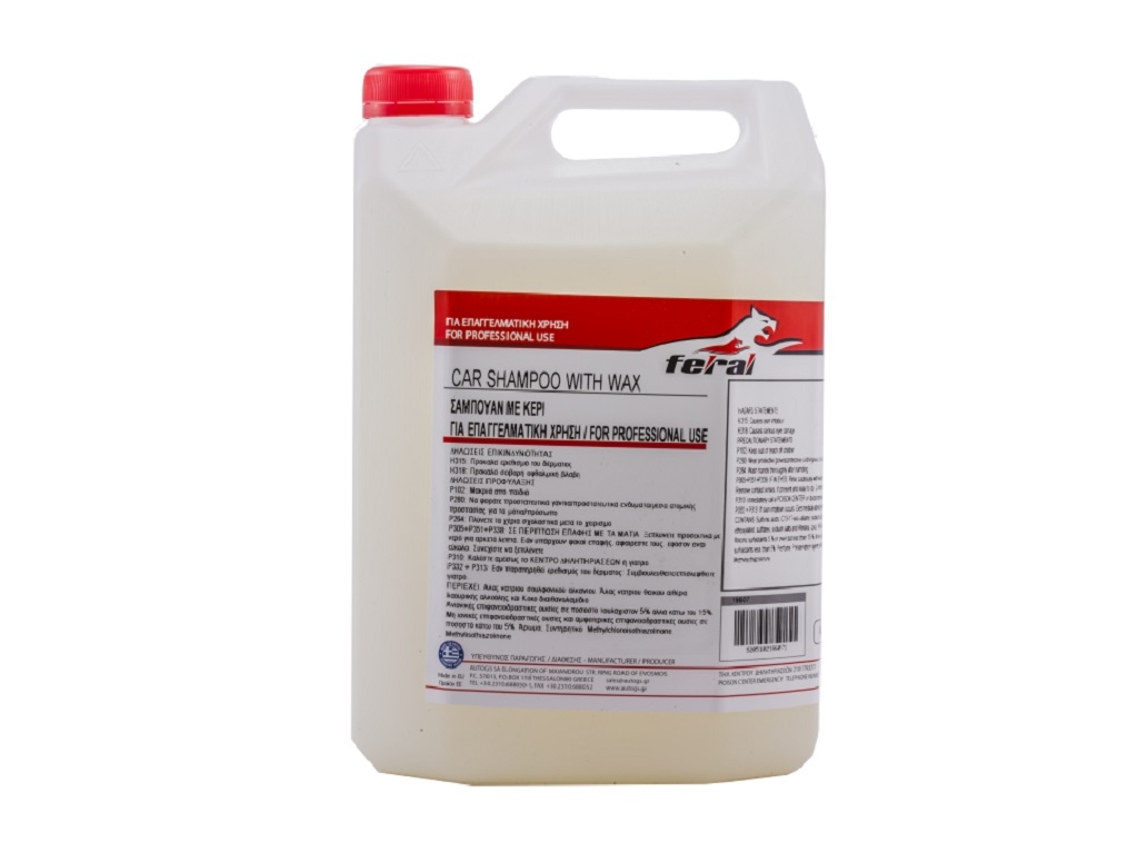 Auto - Moto Care Products - Feral - Shampoo with wax 4lt 18607