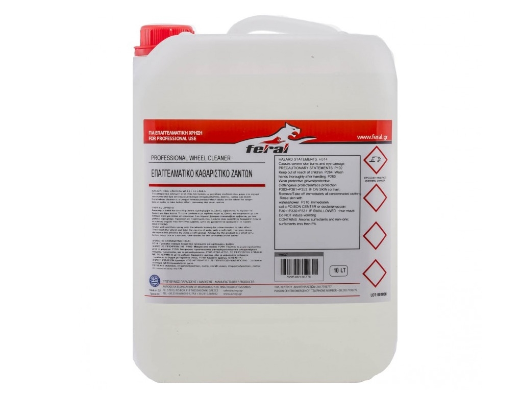 Auto - Moto Care Products - Feral - Wheel Cleaner 10Lt  18637