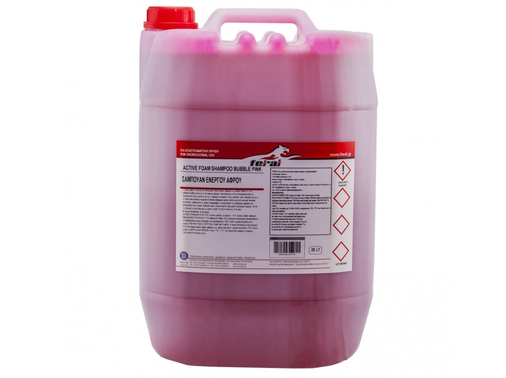 Auto - Moto Care Products - Feral - Active Foam Shampoo Bubble Pink Professional 20t 18679
