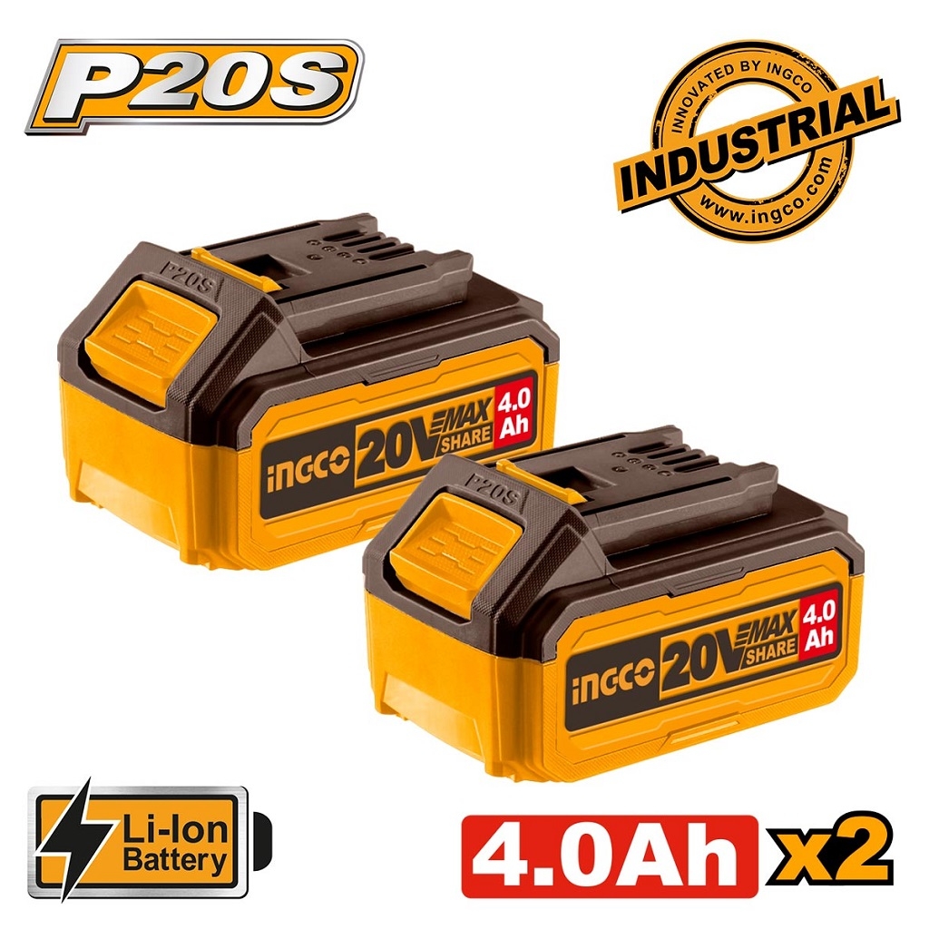 Εξαρτήματα - Αναλώσιμα - Μπαταρίες 20V 4.0Ah Li-Ion 2 τεμ.