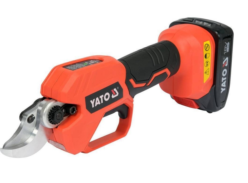 Yato Battery Pruning Shears 18V 2Ah with a Maximum Cutting Diameter of 30mm Brush Cutters Hedge Trimmers Garden Farm Watering Tool Market