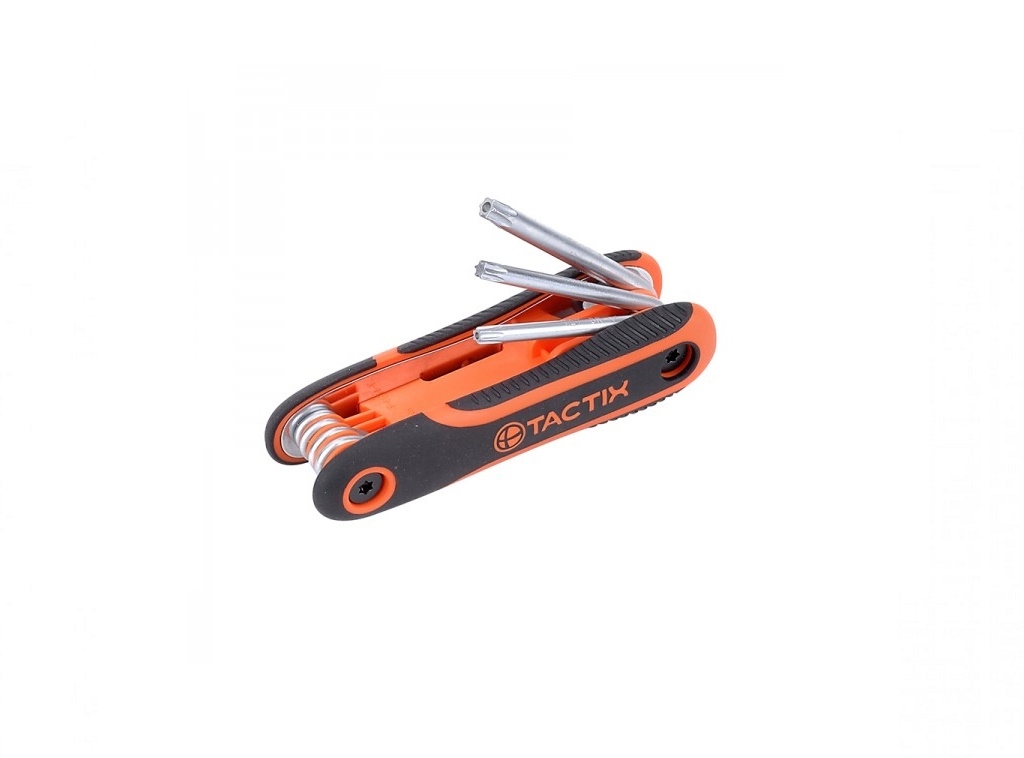 Hand Tools - Tactix - 8 PC BALL END HEX KEY SET, non-slip grip