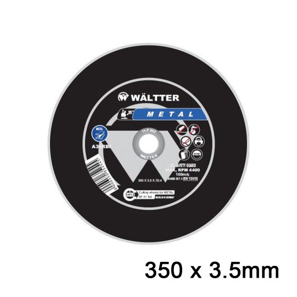 Εξαρτήματα - Αναλώσιμα - Δίσκοι Κοπής Metal WALTTER 350x3.5mm