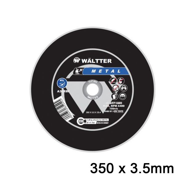 Accessories - Consumables - Δίσκοι Κοπής Metal WALTTER 350x3.5mm