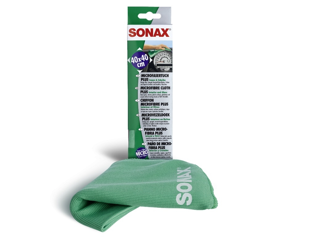 Προϊόντα Περιποίησης Auto - Sonax - Πανί μικροϊνών εσωτερικό & τζάμια Plus 40cm x 40cm