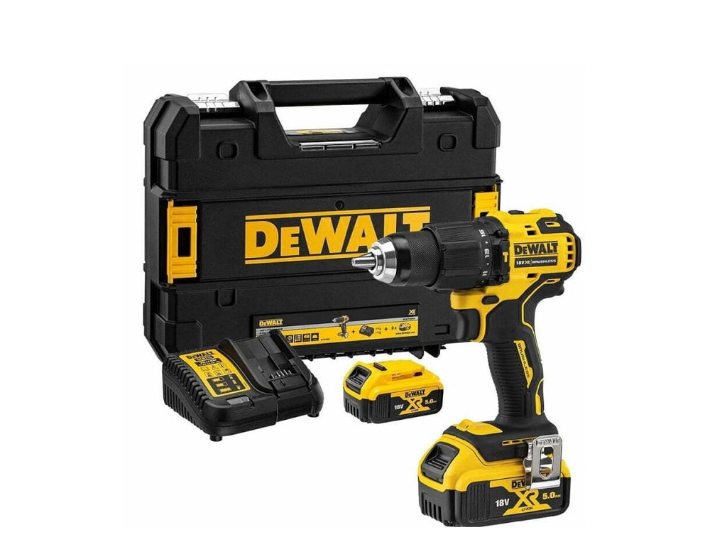 Εργαλεία μπαταρίας - DeWALT Κρουστικό Δραπανοκατσάβιδο Μπαταρίας Brushless 18V 2x5Ah