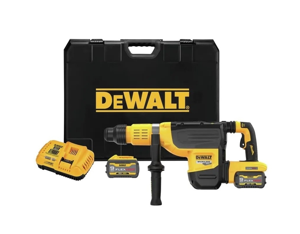 Cordless Power Tools - Dewalt Πιστολέτο Κρουστικό Περιστροφικό 54V 19.4J 10Kg 2 X 9Ah Μπαταρίες