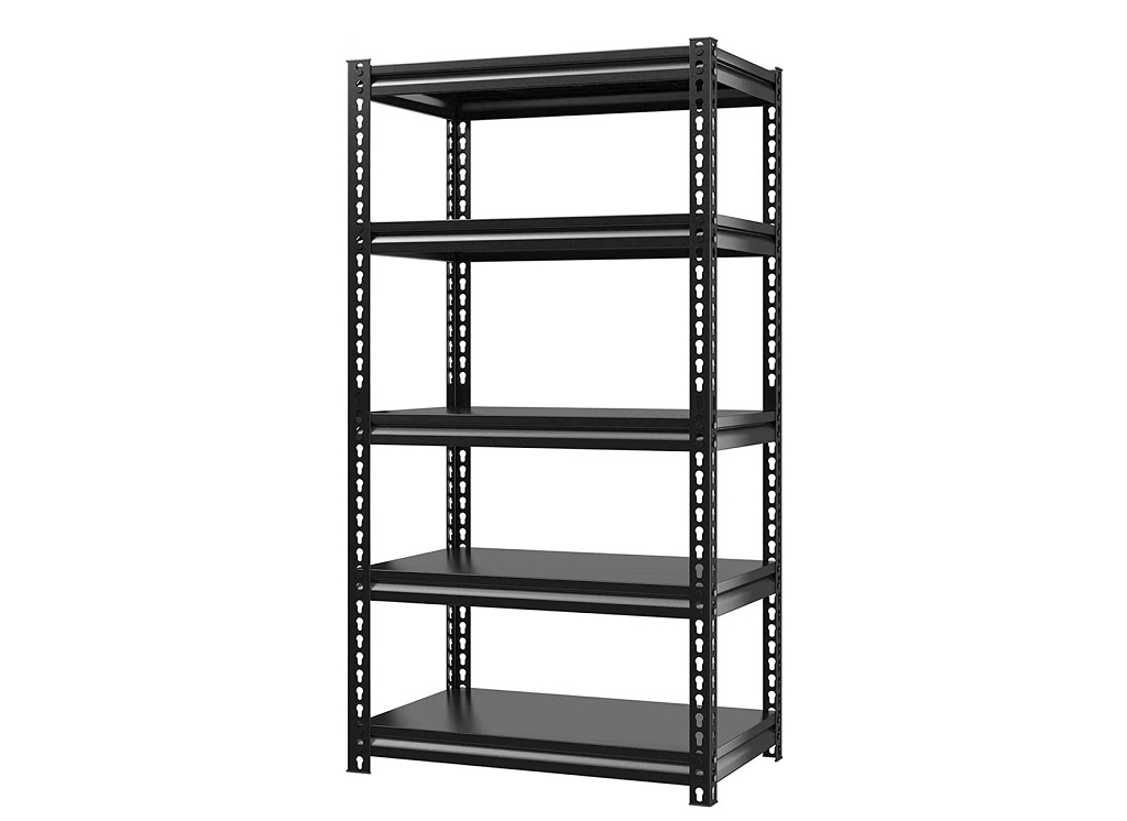 HOME USE μεταλλική ραφιέρα HUH-0248 με 5 ράφια, 90x40x183cm, μαύρη - Ραφιέρες HOME USE μεταλλική ραφιέρα HUH-0248 με 5 ράφια, 90x40x183cm, μαύρη - Ραφιέρες