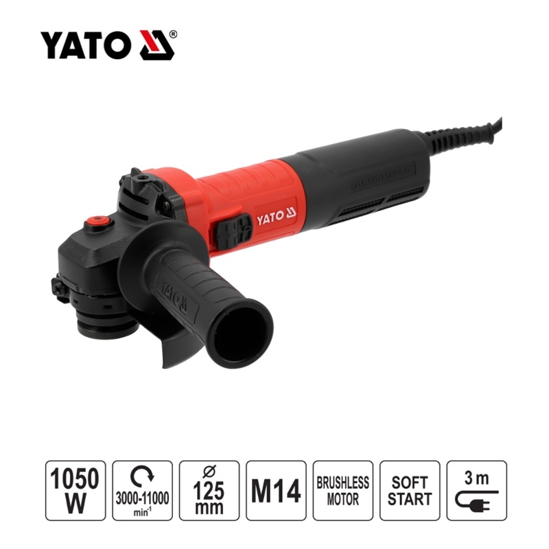 Electrical Power Tools - ΤΡΟΧΟΣ ΓΩΝΙΑΚΟΣ ΡΥΘΜΙΖΟΜΕΝΟΣ BL 1050W/125MM YT-821014