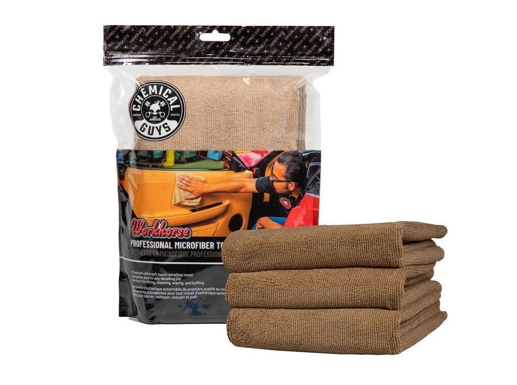 Auto - Moto Care Products - Chemical Guys Face Towel Microfiber Brown 40x40cm.