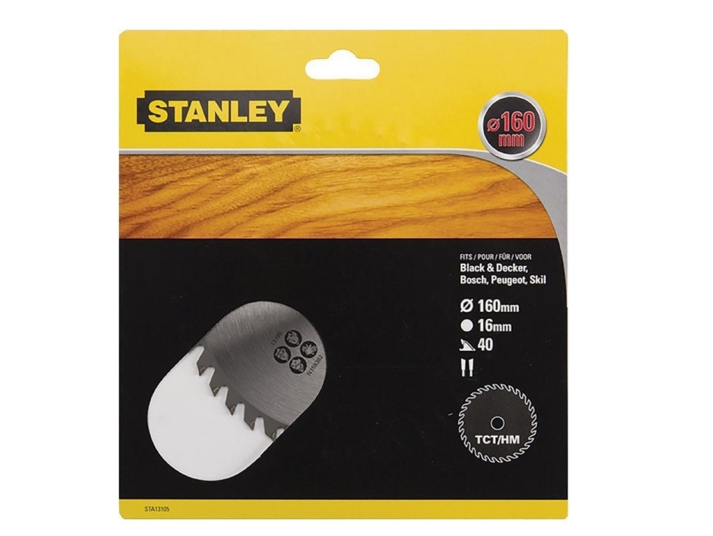 Accessories - Consumables - STANLEY - Wood disk with tooth 40 hole, 30mm and diameter 190mm