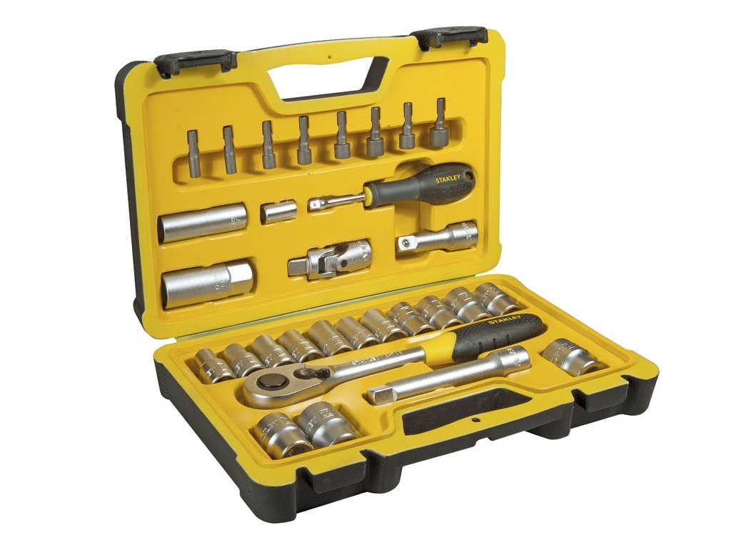 Hand Tools - Stanley - Case Set with Nuts 1/2 '' - 30 Pieces