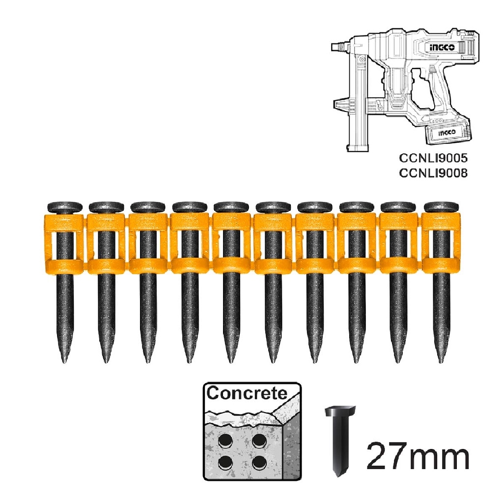 Accessories - Consumables - Καρφιά (Μπετού) Καρφωτικού CCNLI9005 27mm 1000τεμ.