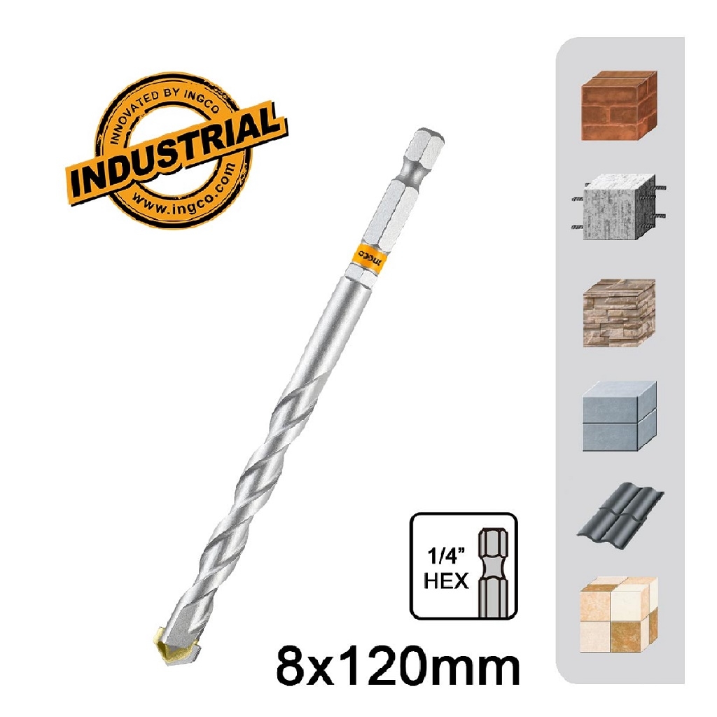 Accessories - Consumables - Διαμαντοτρύπανο 8x120mm 1/4 Hex