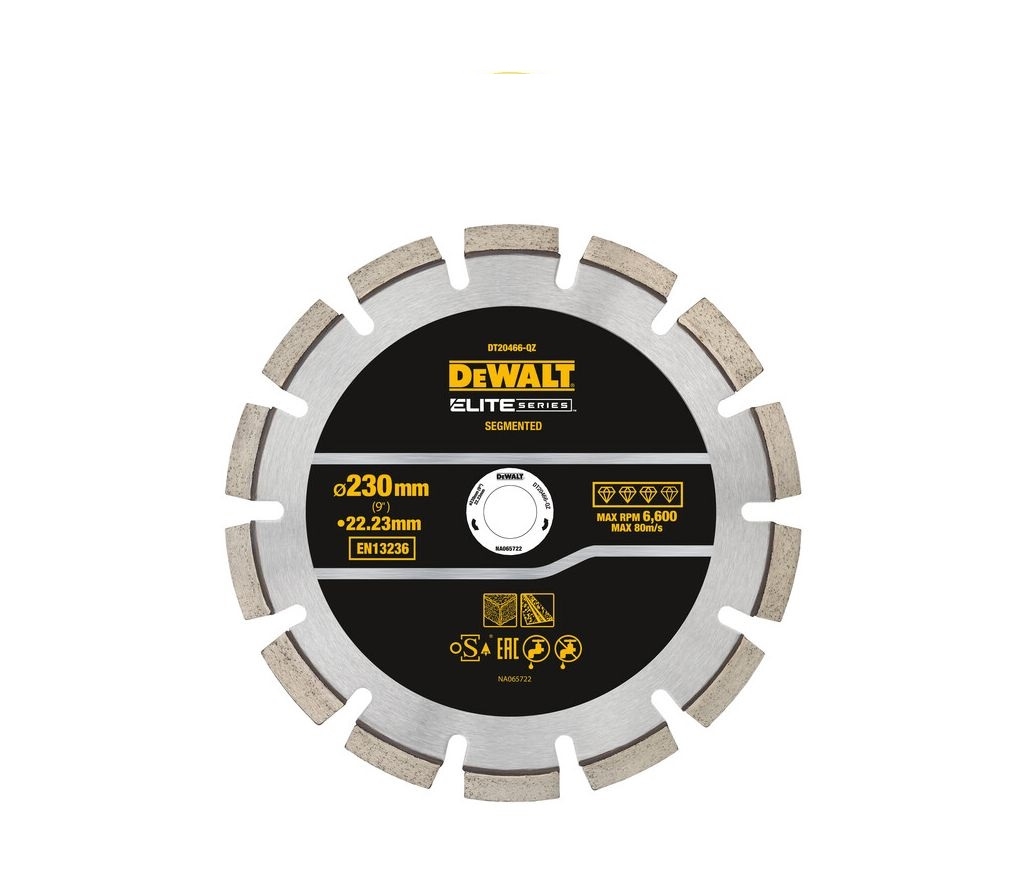 Εξαρτήματα - Αναλώσιμα - Dewalt DT20466 Διαμαντένια Λεπίδα για Ασφαλτικό Σκυρόδεμα 230mm