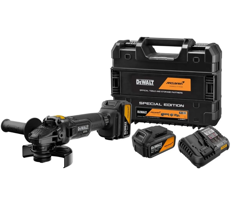 Cordless Power Tools - Dewalt DCG45MP2T McLaren Γωνιακός Τροχός 18V 125mm XR 2x5Ah Li-Ion