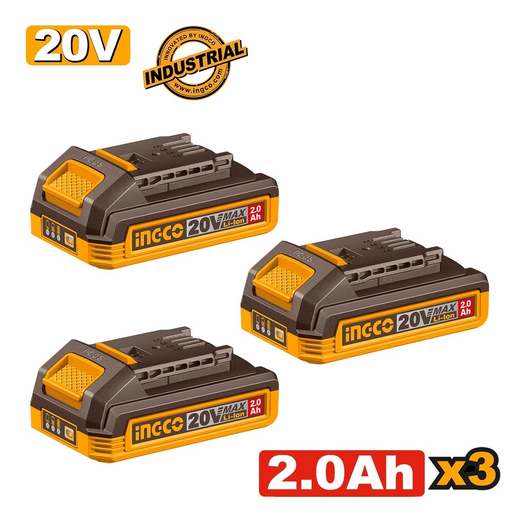 Accessories - Consumables - Μπαταρίες 20V 2.0Ah Σετ 3 τεμ.