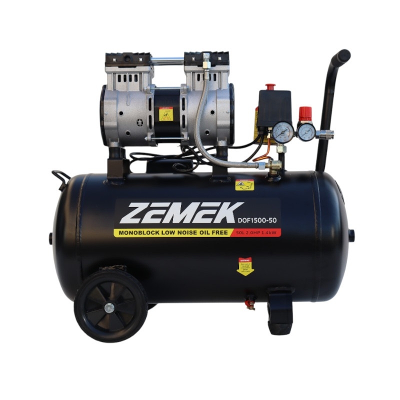 Zemek DOF1500-50 Αθόρυβος Αεροσυμπιεστής Χωρίς Λάδι 2.0HP 50Lt 8Bar - Αεροσυμπιεστές Zemek DOF1500-50 Αθόρυβος Αεροσυμπιεστής Χωρίς Λάδι 2.0HP 50Lt 8Bar - Αεροσυμπιεστές