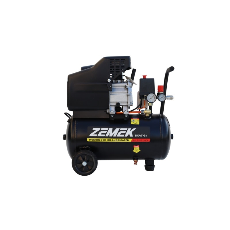 Zemek DO47-24 Αεροσυμπιεστής Μονομπλόκ Λαδιού 2HP 24Lt 8Bar - Αεροσυμπιεστές Zemek DO47-24 Αεροσυμπιεστής Μονομπλόκ Λαδιού 2HP 24Lt 8Bar - Αεροσυμπιεστές