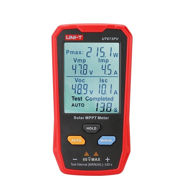 UNI-T tester φωτοβολταϊκών πάνελ UT673PV, 5~800W, 0~35A, 12~60V - Detectors - Cameras - Thermometers UNI-T tester φωτοβολταϊκών πάνελ UT673PV, 5~800W, 0~35A, 12~60V - Detectors - Cameras - Thermometers