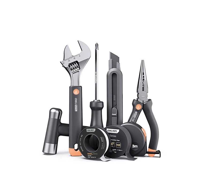 Hand Tools - DELI σετ εργαλείων HT0008C, 8τμχ