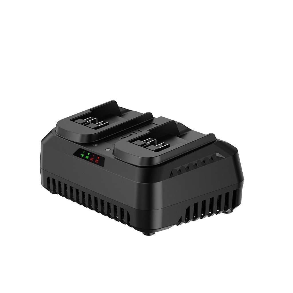 Accessories - Consumables - DELI φορτιστής μπαταριών εργαλείων μπαταρίας DE-CD20D4, 2 θέσεων, 20V 4A