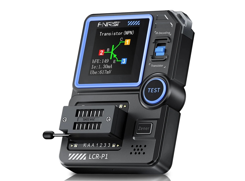 FNIRSI transistor tester LCR-P1, επαναφορτιζόμενο - Extras FNIRSI transistor tester LCR-P1, επαναφορτιζόμενο - Extras