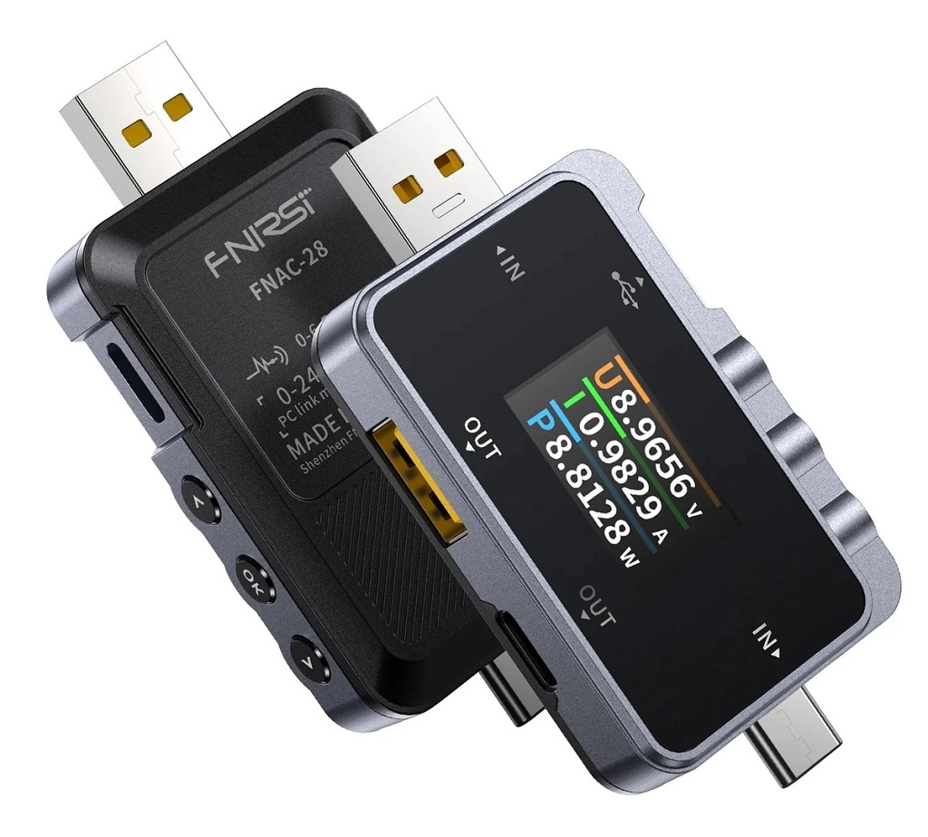 FNIRSI USB tester φόρτισης FNAC-28, USB & USB-C - Extras FNIRSI USB tester φόρτισης FNAC-28, USB & USB-C - Extras