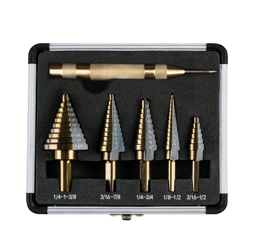 Accessories - Consumables - Kendo 1017 Σετ Τρυπάνια Κωνικά HSS 6TMX