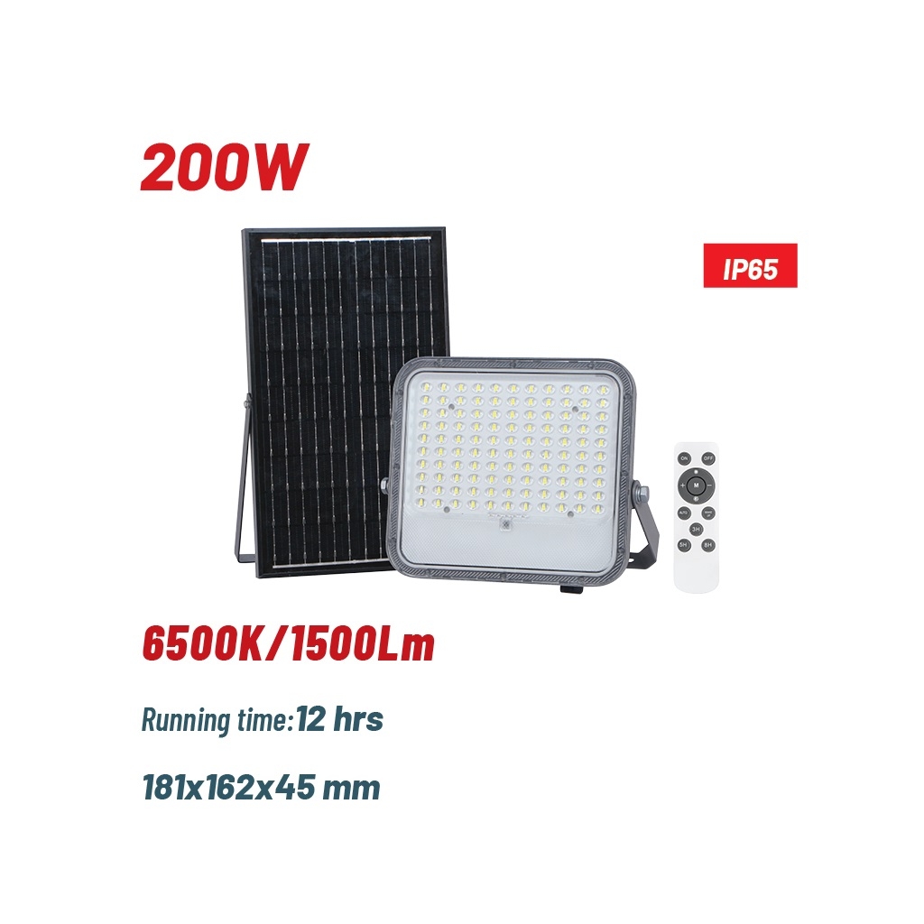 BORMANN Pro BLF2450 Προβολέας Ηλιακός LED 200W 6500K 1500Lm 90° IP65 - Φακοί - Προβολείς BORMANN Pro BLF2450 Προβολέας Ηλιακός LED 200W 6500K 1500Lm 90° IP65 - Φακοί - Προβολείς