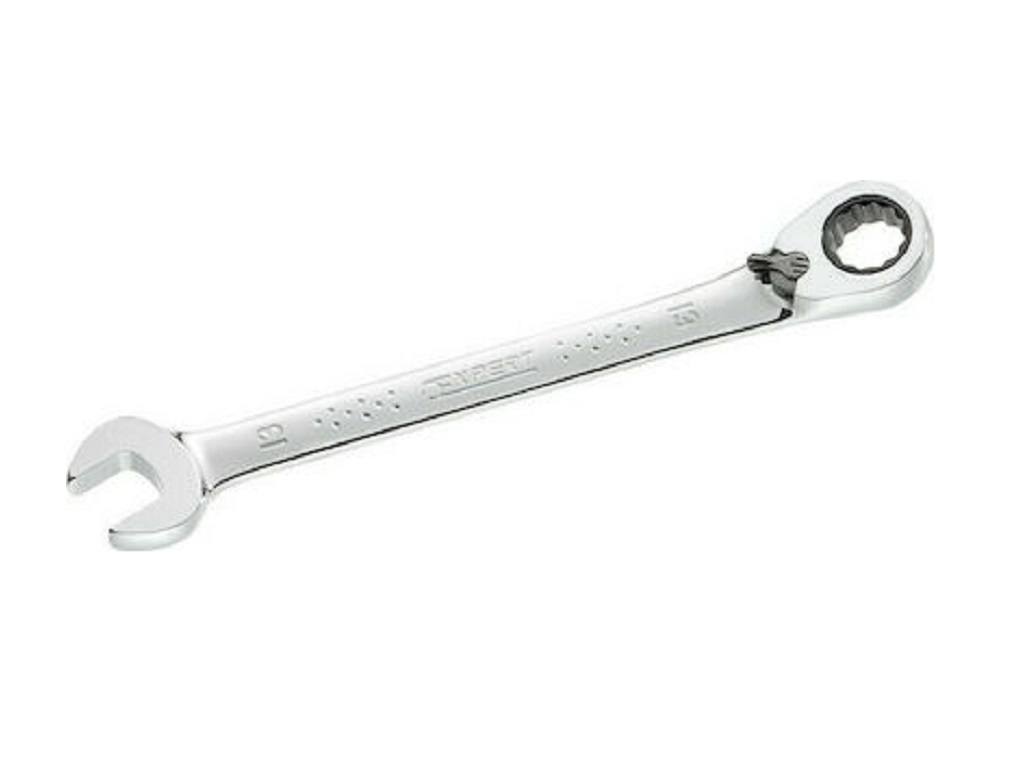 Hand Tools - Expert Tools - German polygon ratchet with button No18mm
