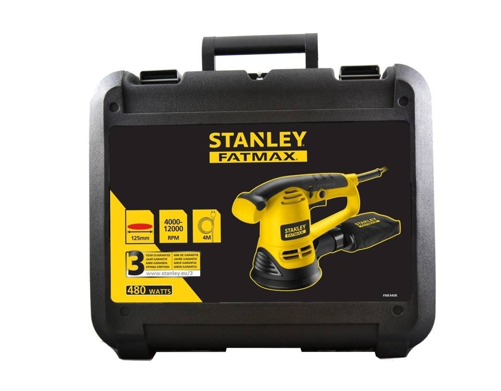 Εργαλεία Ηλεκτρικά - Stanley - Έκκεντρο παλμοπεριστροφικό Τριβείο Φ125 480W