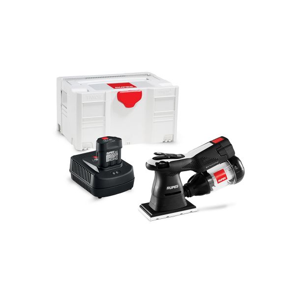 Cordless Power Tools - RUPES HSE73/BETA ΤΡΙΒΕΙΟ ΧΟΥΦΤΑΣ 80Χ130MM, ΜΠΑΤΑΡΙΑΣ (18V-2.5Ah) iBrid, Q-MAG ΜΕ ΑΠΟΡΡΟΦ. ("ΜΕΓΑΛΟ ΚΙΤ")