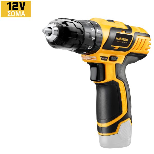 Cordless Power Tools - Maestro MCD-12V-T ΚΡΟΥΣΤΙΚΟ ΔΡΑΠΑΝΟΚΑΤΣΑΒΙΔΟ (ΣΩΜΑ ΜΟΝΟ)