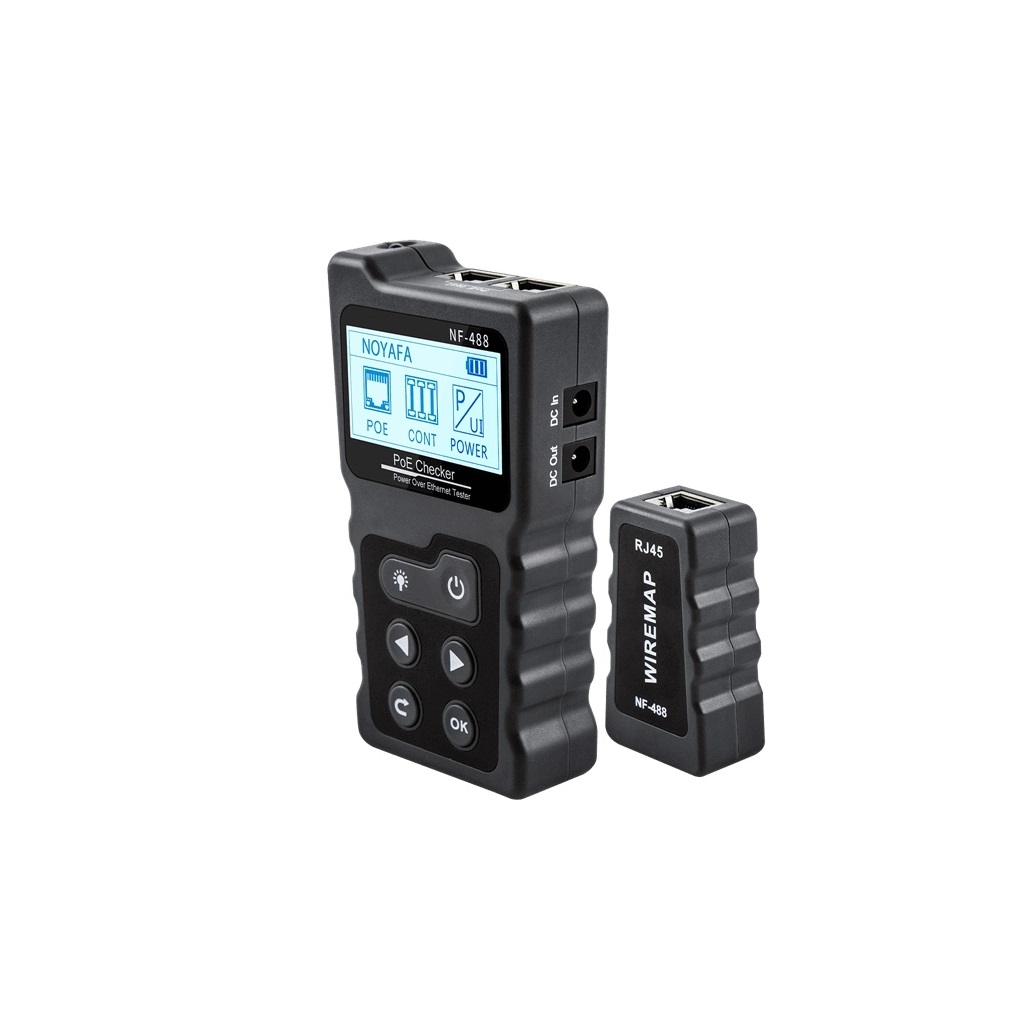 NOYAFA tester καλωδίων δικτύου NF-488 για RJ45 PoE - Detectors - Cameras - Thermometers NOYAFA tester καλωδίων δικτύου NF-488 για RJ45 PoE - Detectors - Cameras - Thermometers