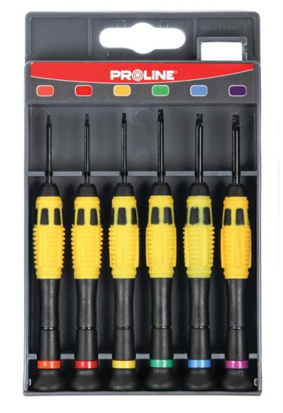 Hand Tools - PROLINE σετ κατσαβίδια ακριβείας 10226, 6τμχ