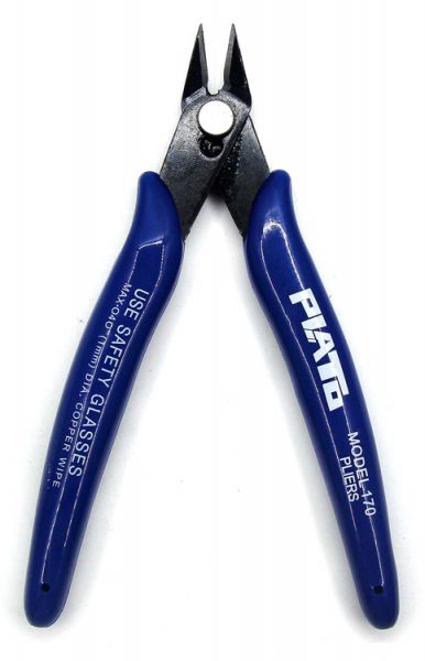 Hand Tools - POWERTECH πλάγιος κόφτης PT-857, 5.15", μπλε