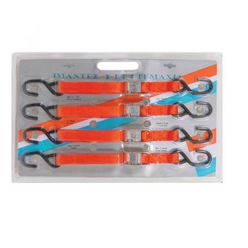 Ιμάντες Πρόσδεσης Με Γάντζο Σετ 4 Τεμάχια - Padlocks - Slings - Octopus