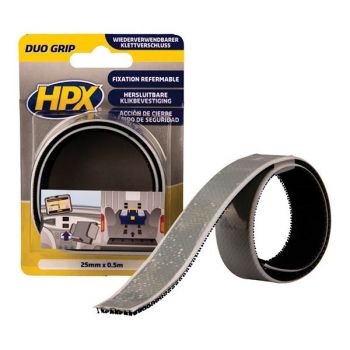 HPX DUO GRIP MAΥΡΟ 25mm x 0,5m - Tapes