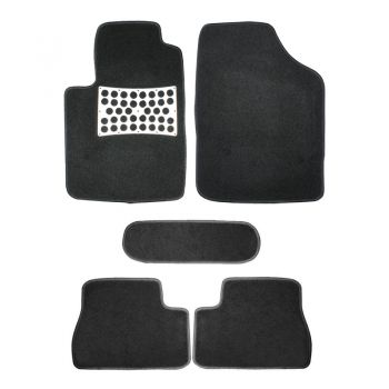 Πατάκια Αυτοκινήτου Universal Μοκέτα Passion Μαύρο 5 Τεμάχια - Caps - Mats
