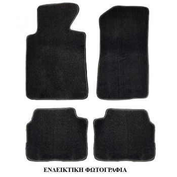 Πατάκια Αυτοκινήτου Μοκέτα Για Honda CRV-IΙΙ 2007-2011 Μαύρο 4 Τεμάχια - Caps - Mats