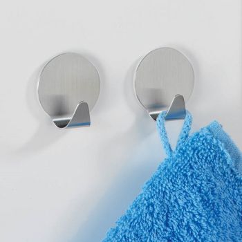 ΓΑΝΤΖΟΣ ΣΤΡΟΓΓΥΛΟΣ ΜΕΣΑΙΟΣ  ΑΝΟΞΕΙΔΩΤΟΣ ΜΑΤ 2 ΤΜΧ - Home Bathroome / Items